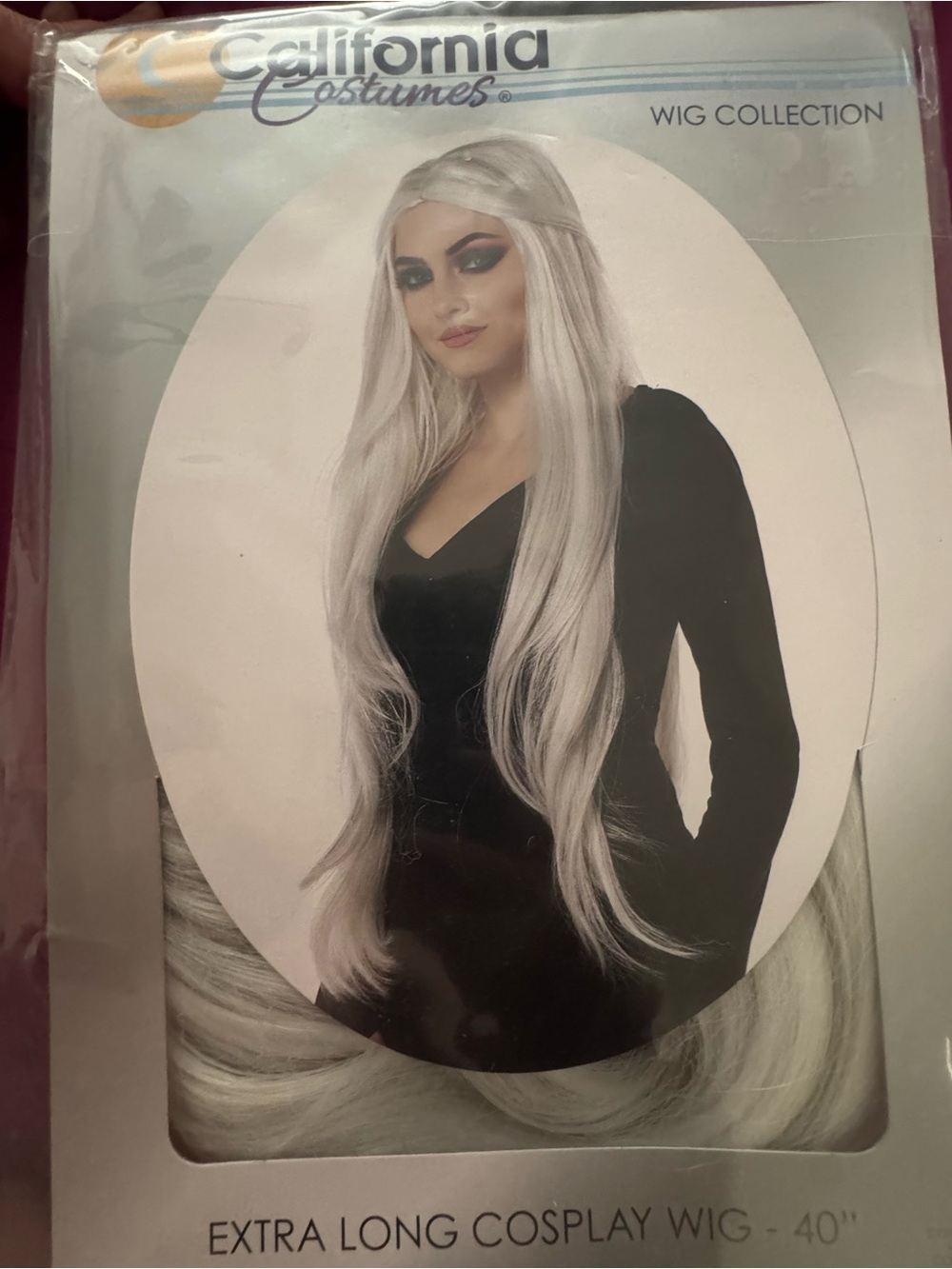 California Costumes Long Silver White Cosplay Wig